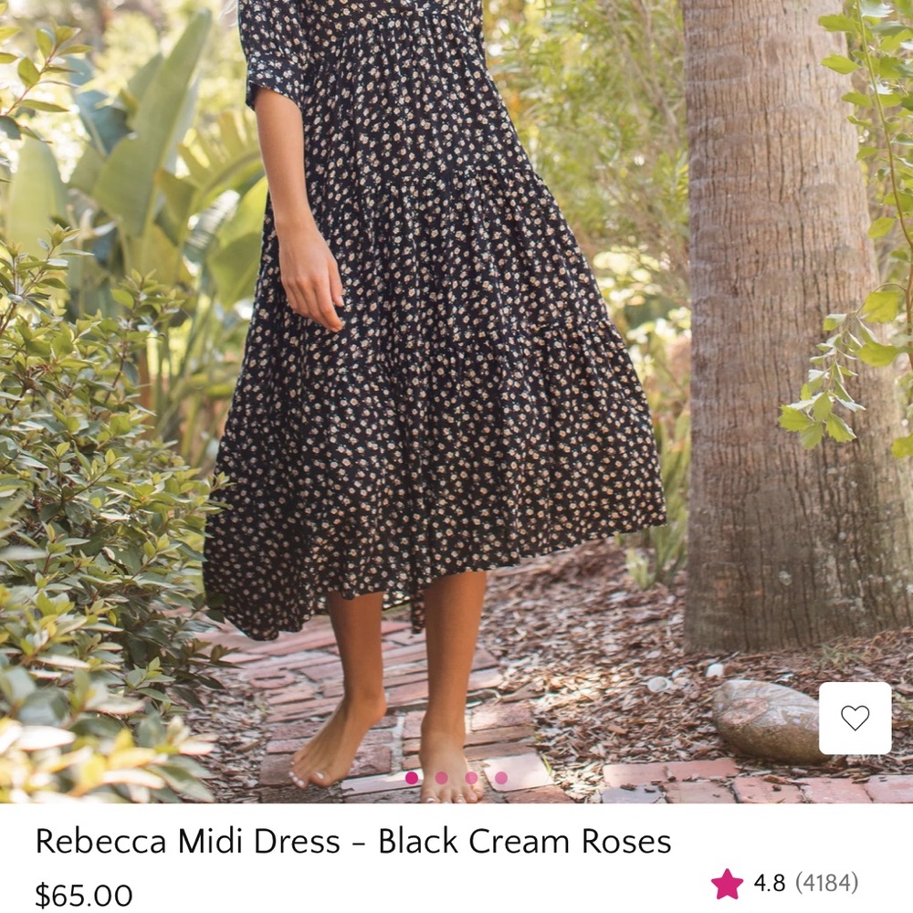 NATURAL LIFE Blue and Purple Midi Dress - Picture 5 of 5